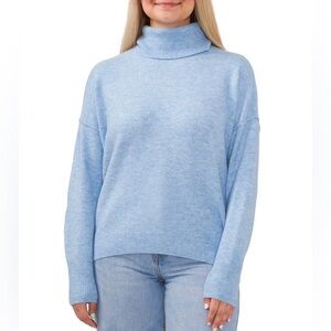 Vince Camuto Pale Blue Turtleneck Sweater